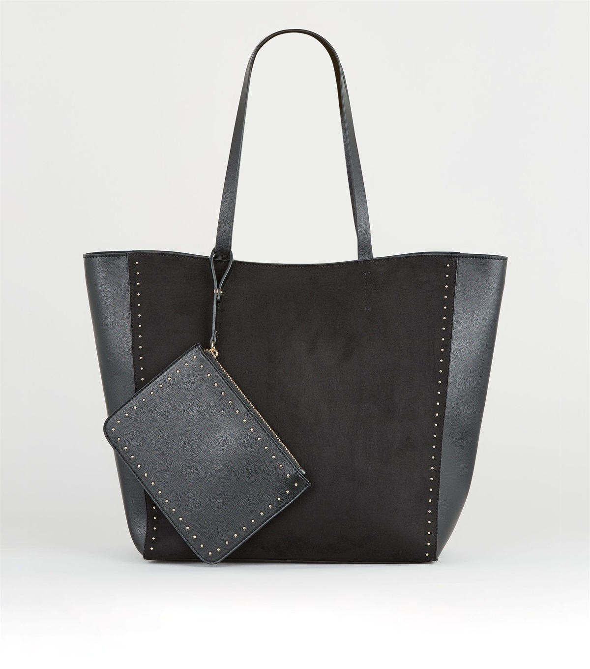 PZB260134  black-studded-tote-bag