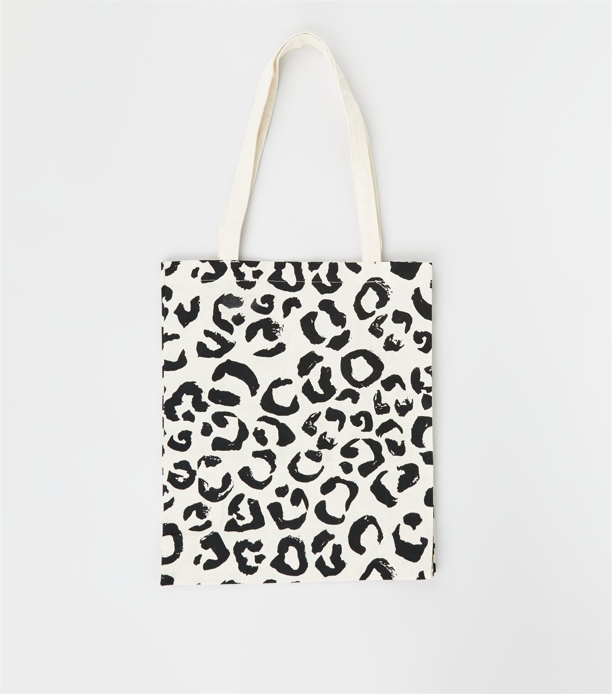 PZB260116 black-leopard-print-canvas-bag