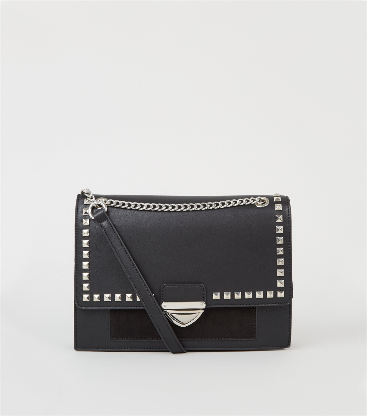 PZB260132 black-stud-cross-body-bag