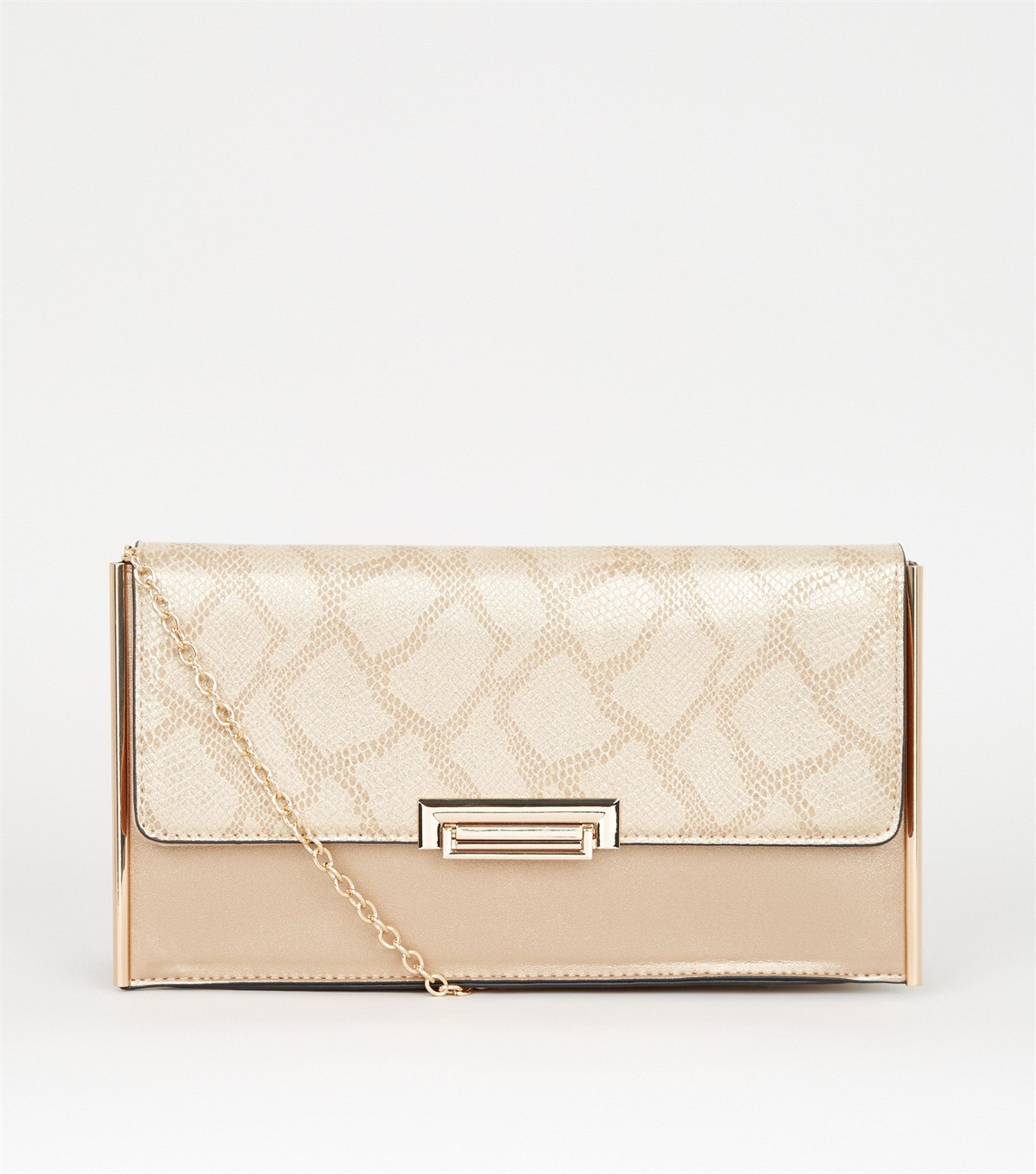 PZB260175 gold-faux-snake-structured-clutch-bag