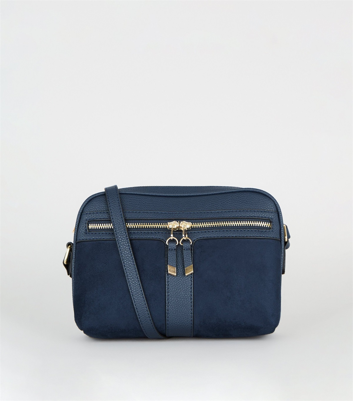 PZB260200 navy-zip-camera-bag