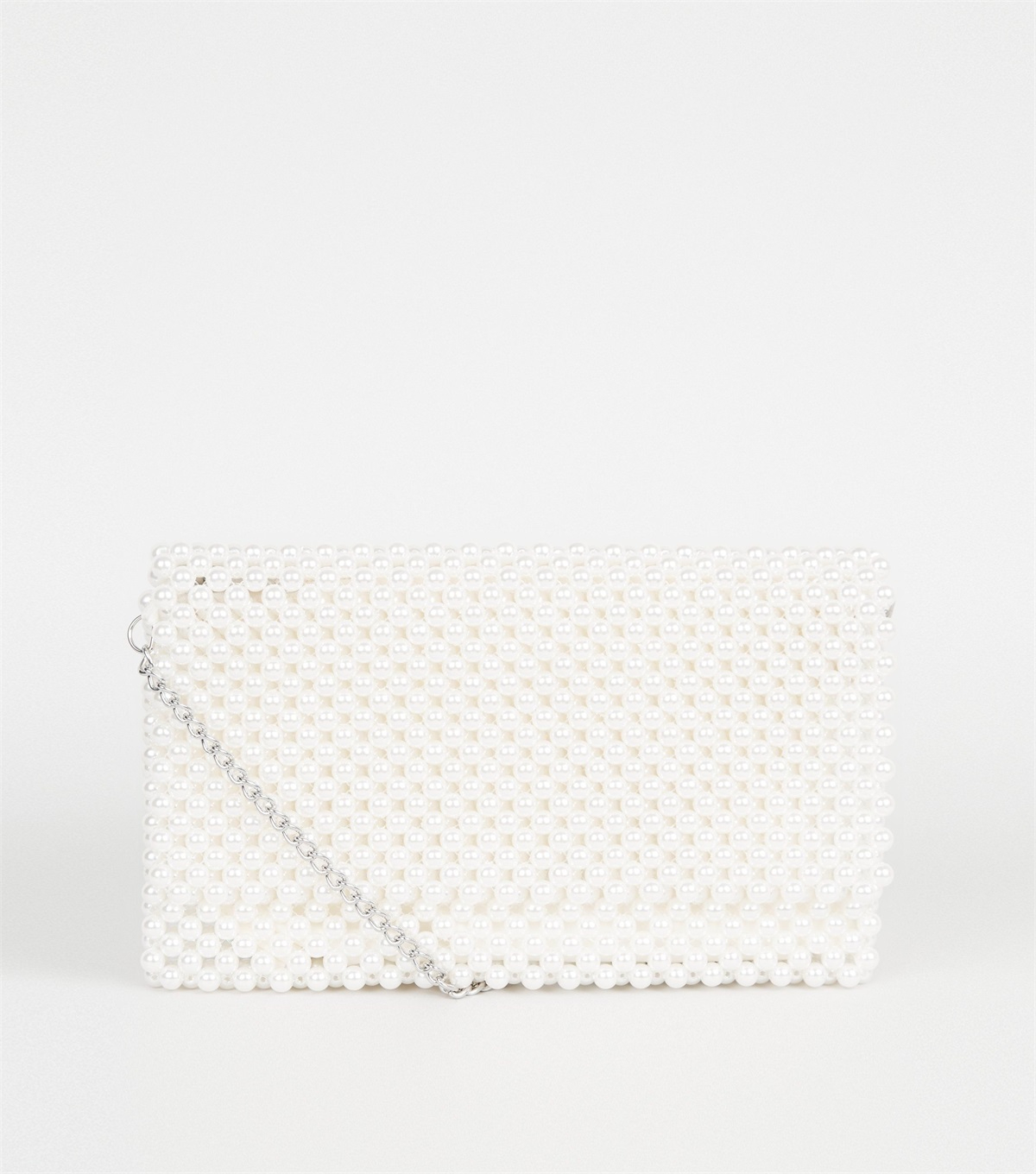 PZB260201 off-white-faux-pearl-foldover-clutch-bag