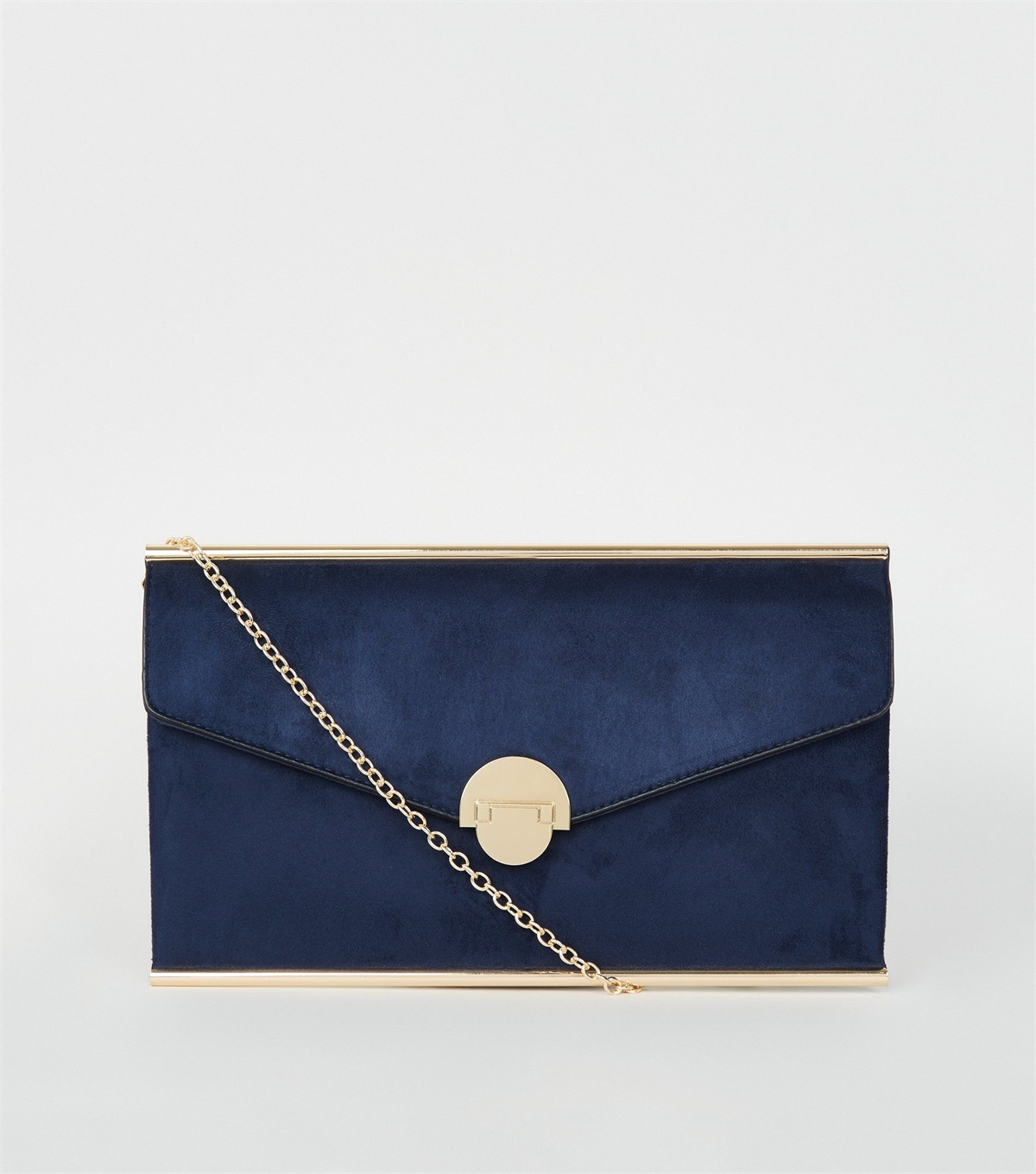 PZB260198 navy-suedette-envelope-clutch-bag