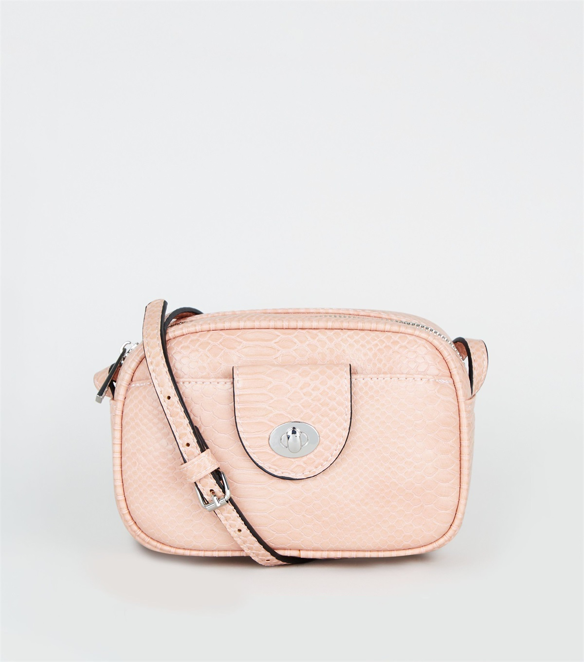 PZB260206 pale-pink-faux-croc-camera-bag