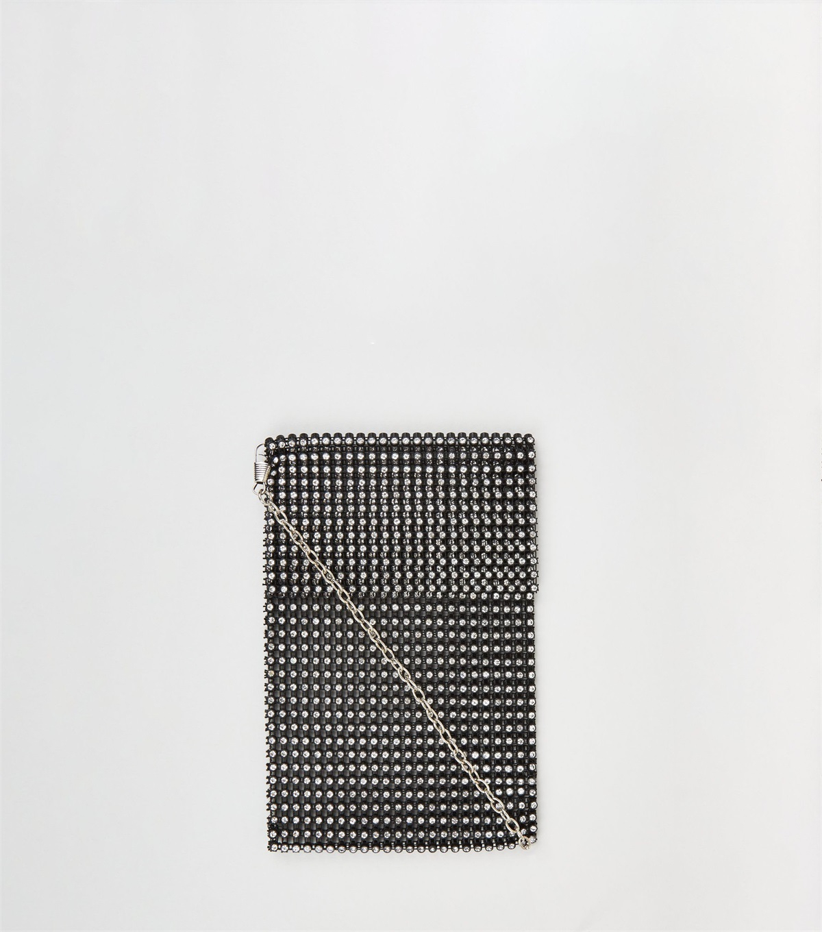 PZB260231 pink-vanilla-black-diamanté-mesh-shoulder-bag