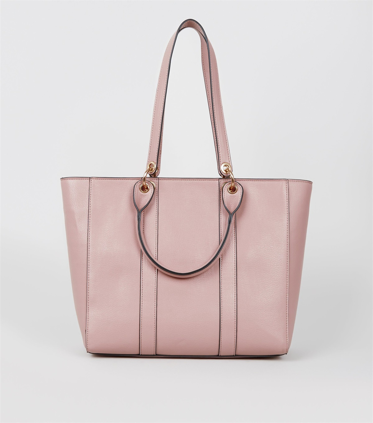 PZB260226 pink-double-handle-tote-bag